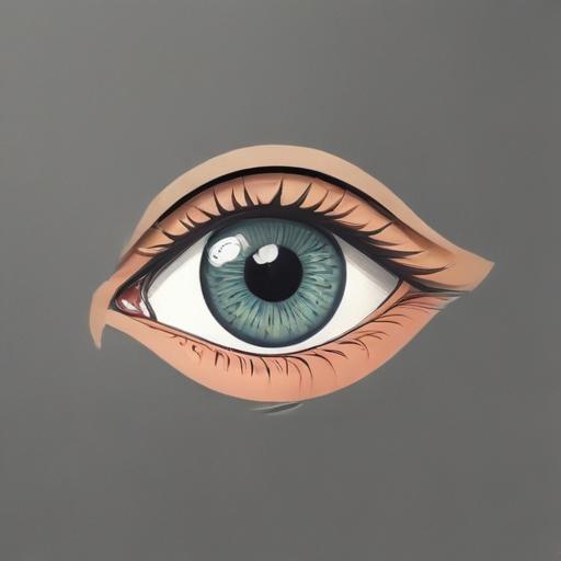 Imagen mnemotécnica para la palabra “eye”