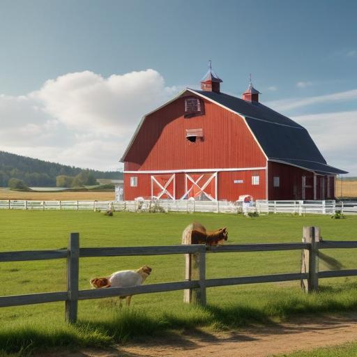 Imagen mnemotécnica para la palabra “farm”