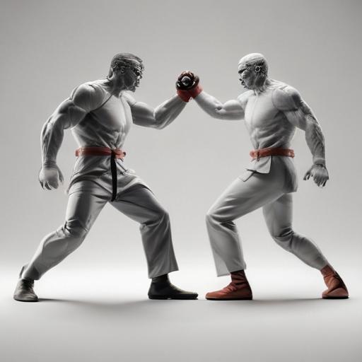Imagen mnemotécnica para la palabra “fight”