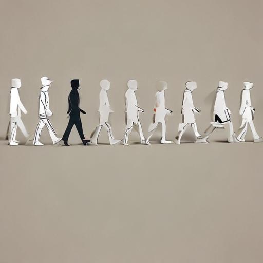 Imagen mnemotécnica para la palabra “follow”