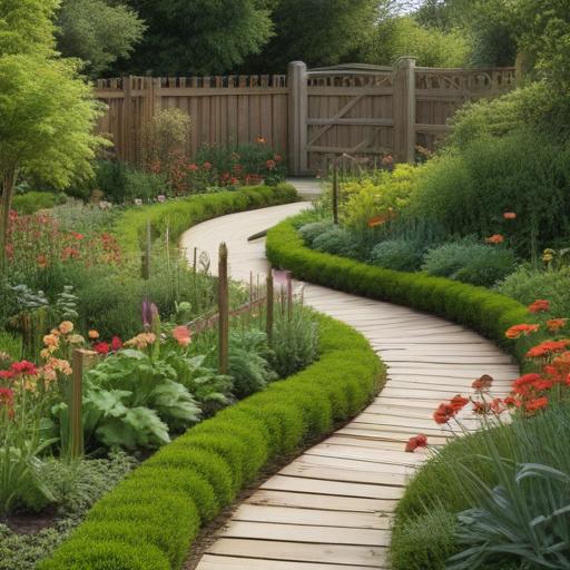 Imagen mnemotécnica para la palabra “garden”