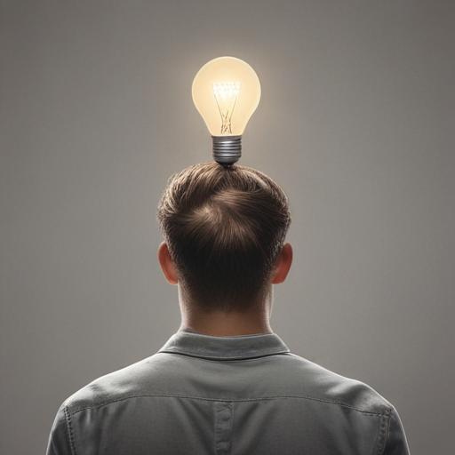 Imagen mnemotécnica para la palabra “idea”