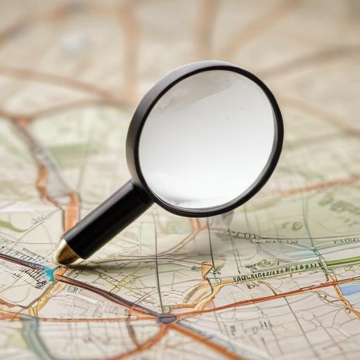 Imagen mnemotécnica para la palabra “locate”