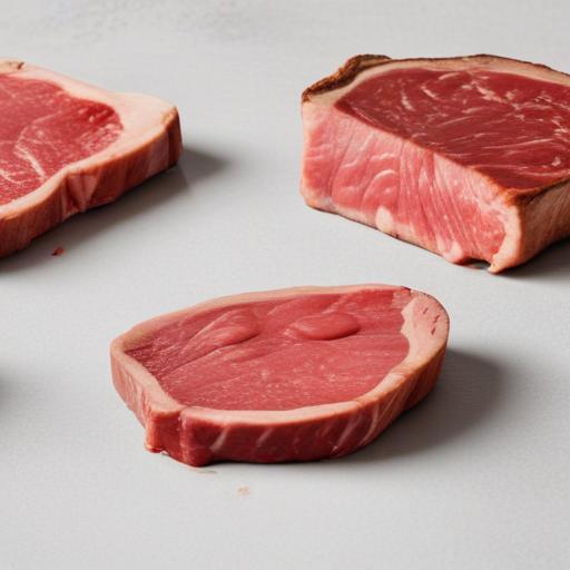 Imagen mnemotécnica para la palabra “meat”