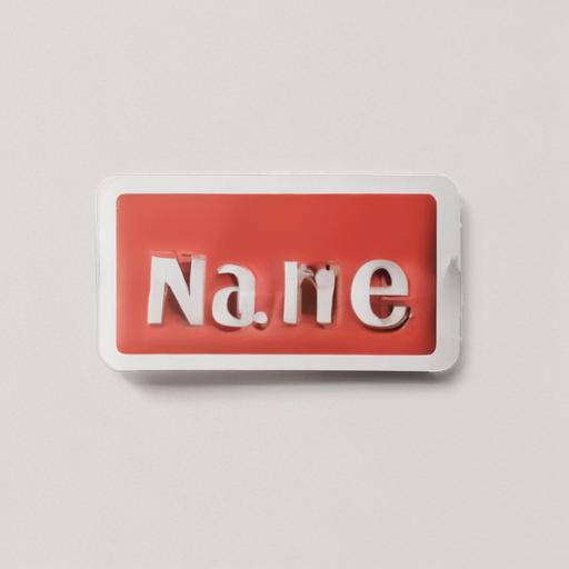 Imagen mnemotécnica para la palabra “name”