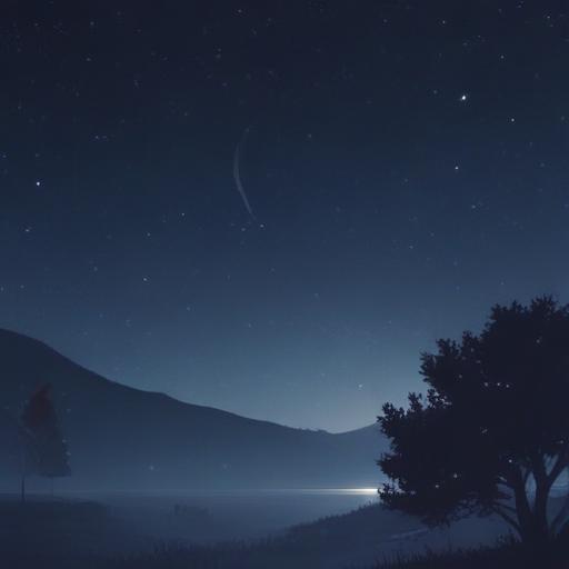 Imagen mnemotécnica para la palabra “night”
