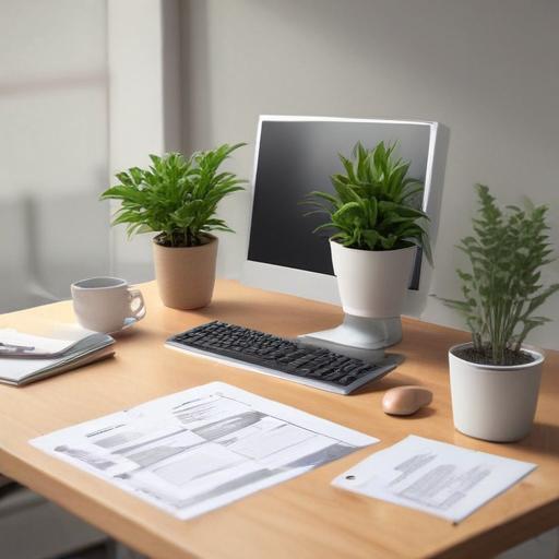 Imagen mnemotécnica para la palabra “office”