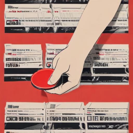 Imagen mnemotécnica para la palabra “press”