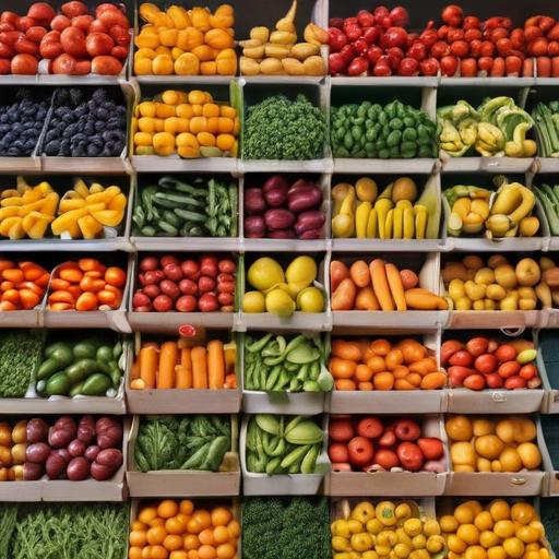 Imagen mnemotécnica para la palabra “produce”