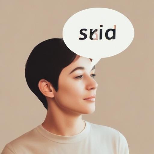 Imagen mnemotécnica para la palabra “said”