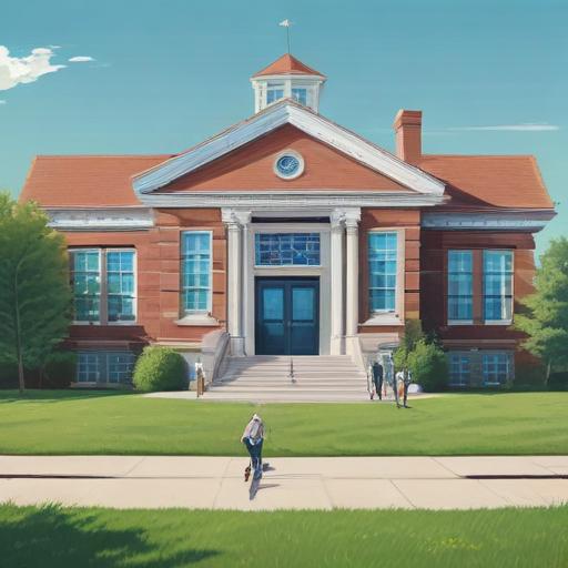 Imagen mnemotécnica para la palabra “school”