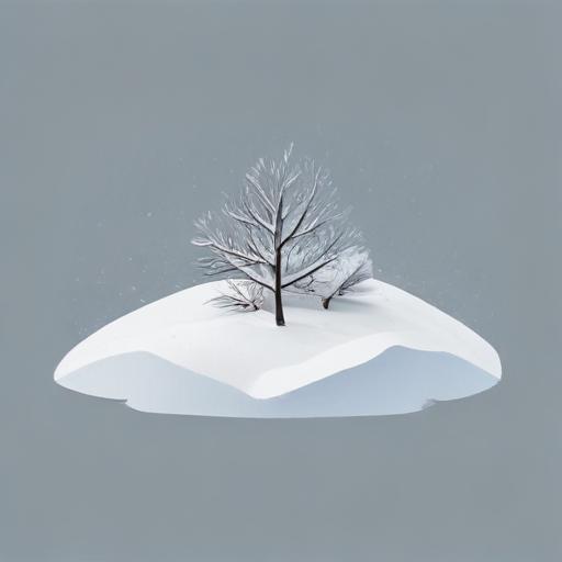 Imagen mnemotécnica para la palabra “snow”