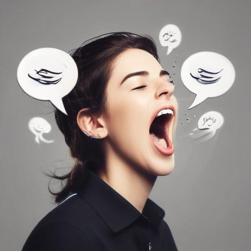 Imagen mnemotécnica para la palabra “speak”
