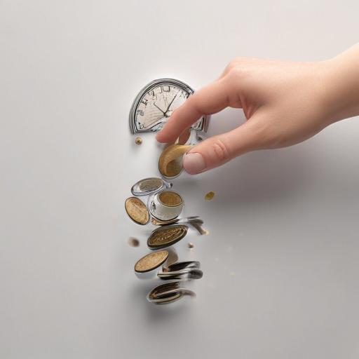 Imagen mnemotécnica para la palabra “spend”
