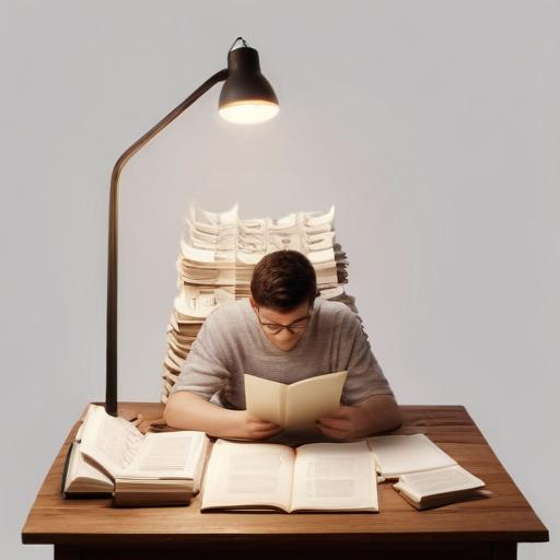 Imagen mnemotécnica para la palabra “study”