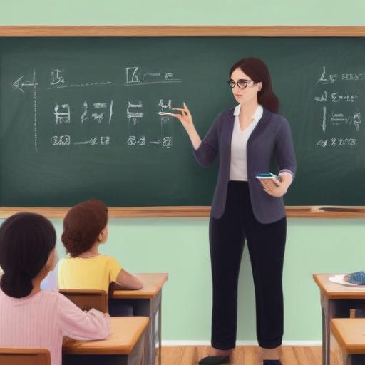 Imagen mnemotécnica para la palabra “teach”