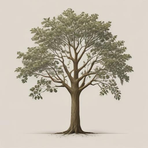 Imagen mnemotécnica para la palabra “tree”