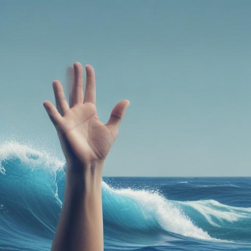 Imagen mnemotécnica para la palabra “wave”