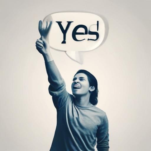 Imagen mnemotécnica para la palabra “yes”